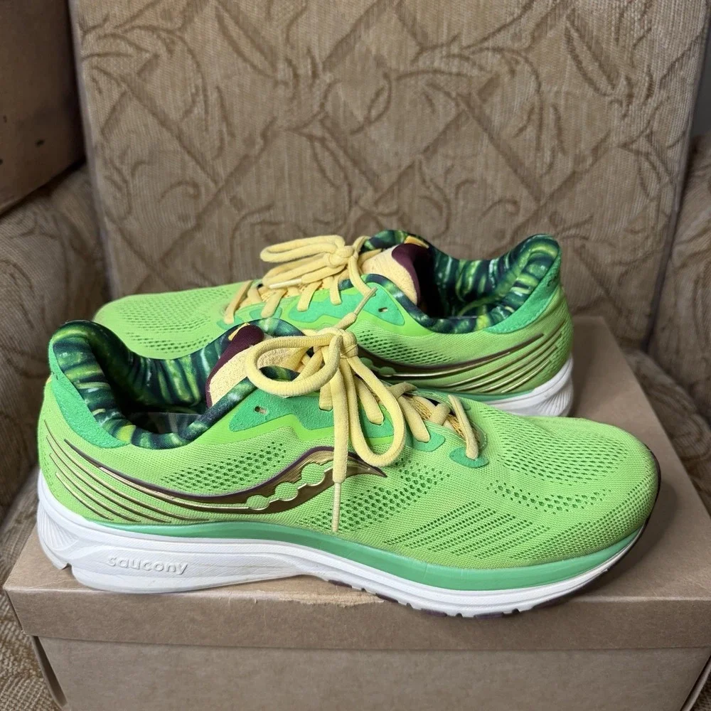 Saucony Ride 14 Green Bean Casserole S20650-17 Men's Size 11 Running Shoes